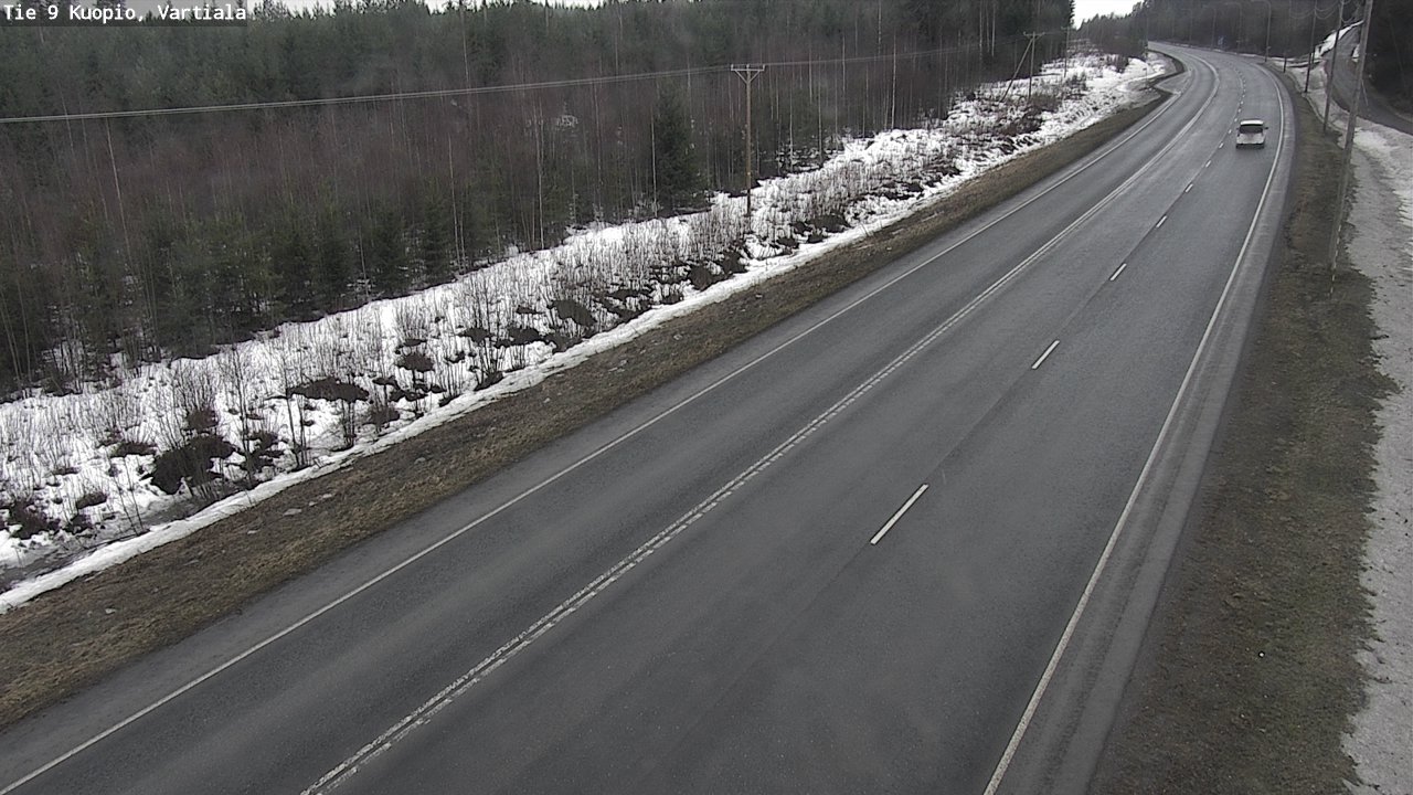 Kelikamerat Kuva Tie 9 Kuopio, Vartiala, Kuopio, Pohjois-Savo