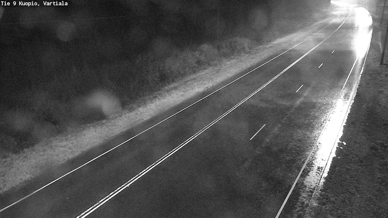 Weather Camera Image Road 9 Kuopio, Vartiala, Kuopio, Pohjois-Savo