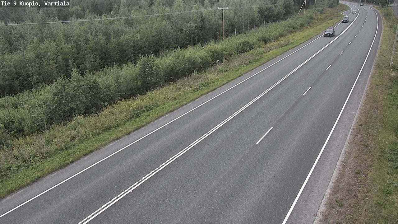 Kelikamerat Kuva Tie 9 Kuopio, Vartiala, Kuopio, Pohjois-Savo