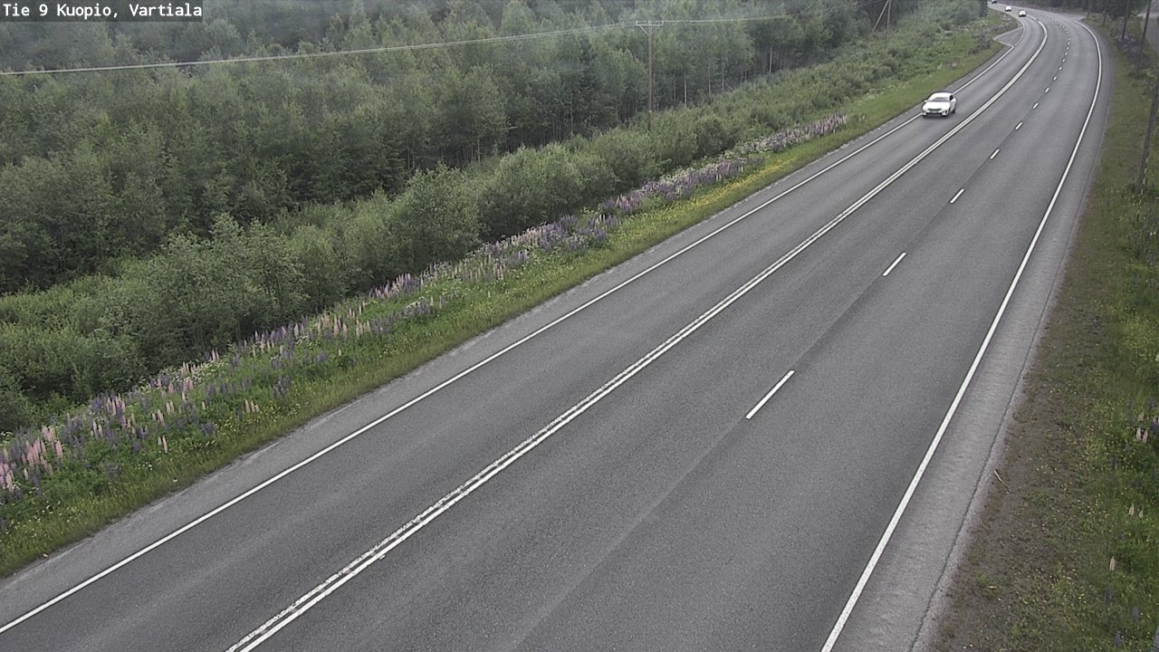 Weather Camera Image Road 9 Kuopio, Vartiala, Kuopio, Pohjois-Savo
