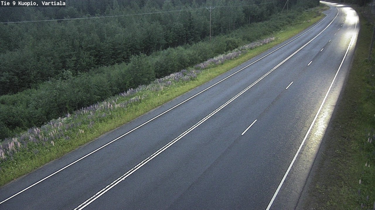 Weather Camera Image Road 9 Kuopio, Vartiala, Kuopio, Pohjois-Savo