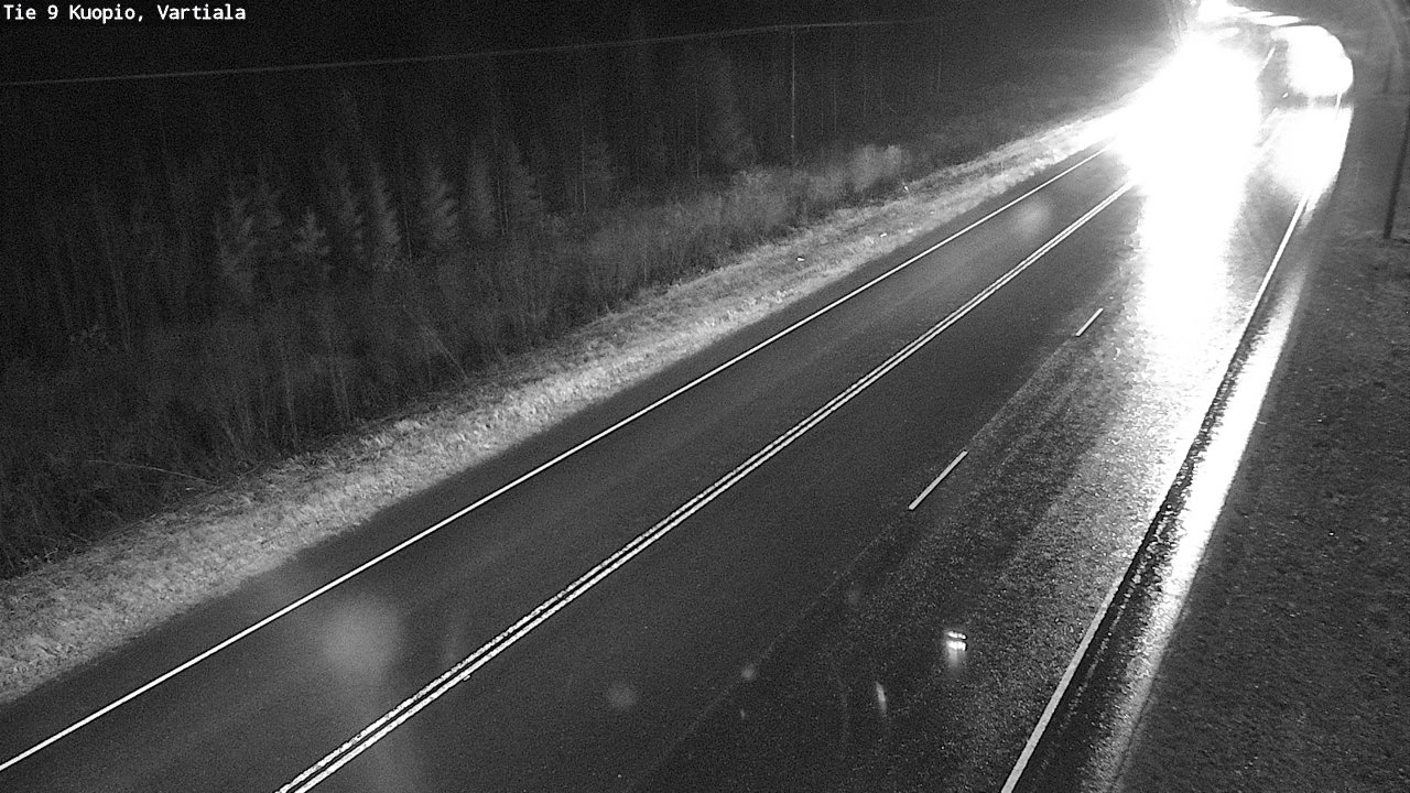 Weather Camera Image Väg 9 Kuopio, Vartiala, Kuopio, Pohjois-Savo