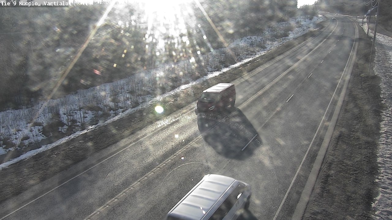 Kelikamerat Kuva Tie 9 Kuopio, Vartiala, Kuopio, Pohjois-Savo