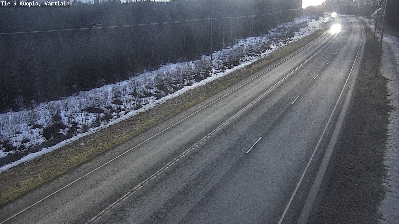 Kelikamerat Kuva Tie 9 Kuopio, Vartiala, Kuopio, Pohjois-Savo