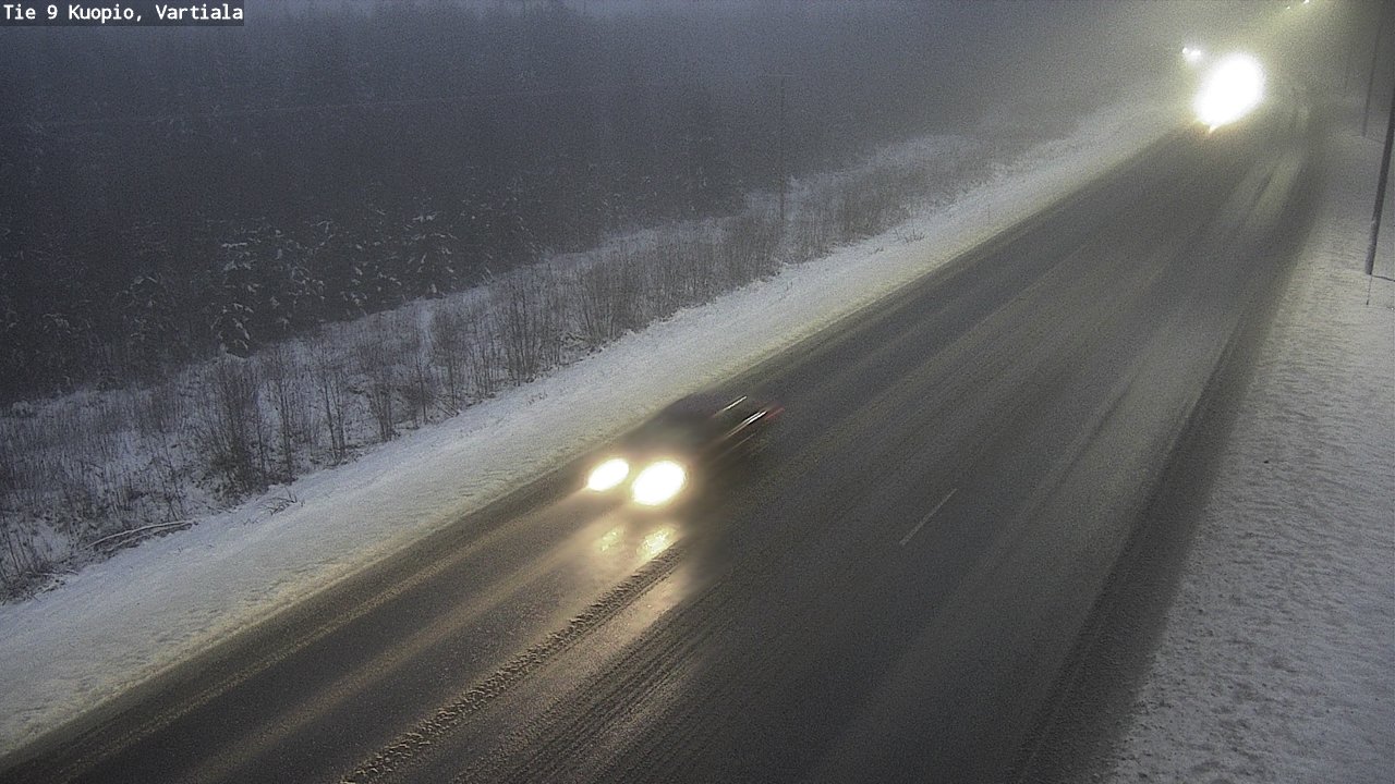 Weather Camera Image Road 9 Kuopio, Vartiala, Kuopio, Pohjois-Savo
