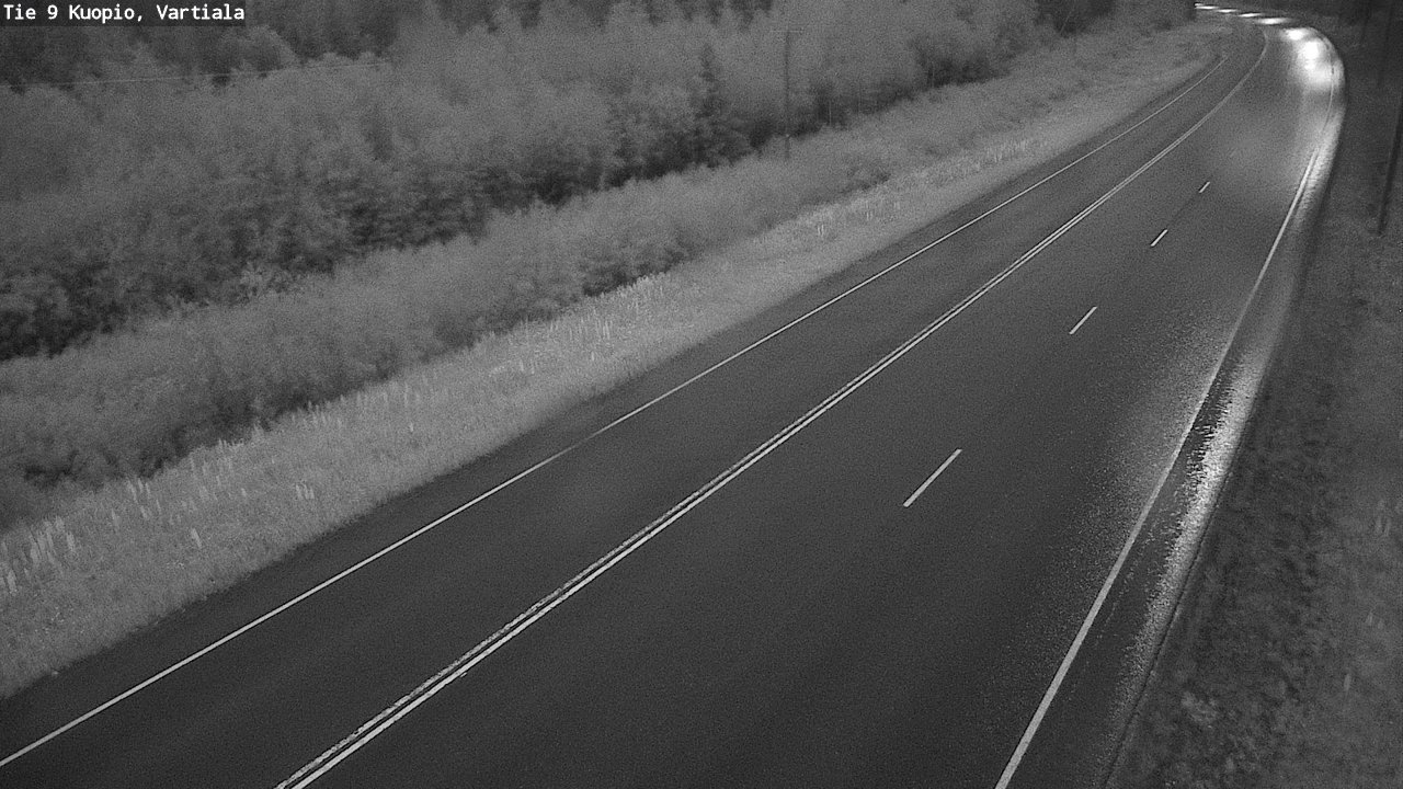 Weather Camera Image Road 9 Kuopio, Vartiala, Kuopio, Pohjois-Savo