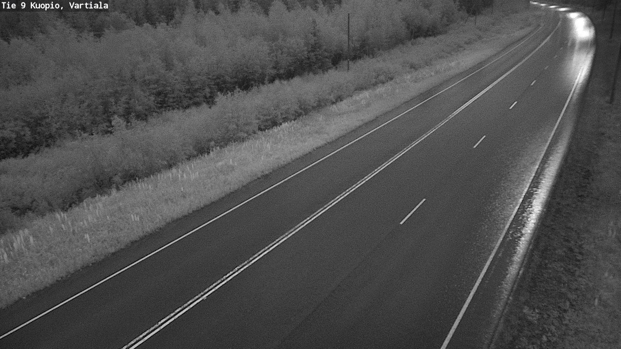 Weather Camera Image Road 9 Kuopio, Vartiala, Kuopio, Pohjois-Savo