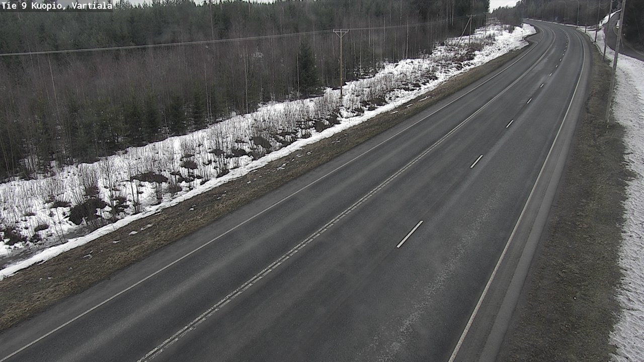 Kelikamerat Kuva Tie 9 Kuopio, Vartiala, Kuopio, Pohjois-Savo