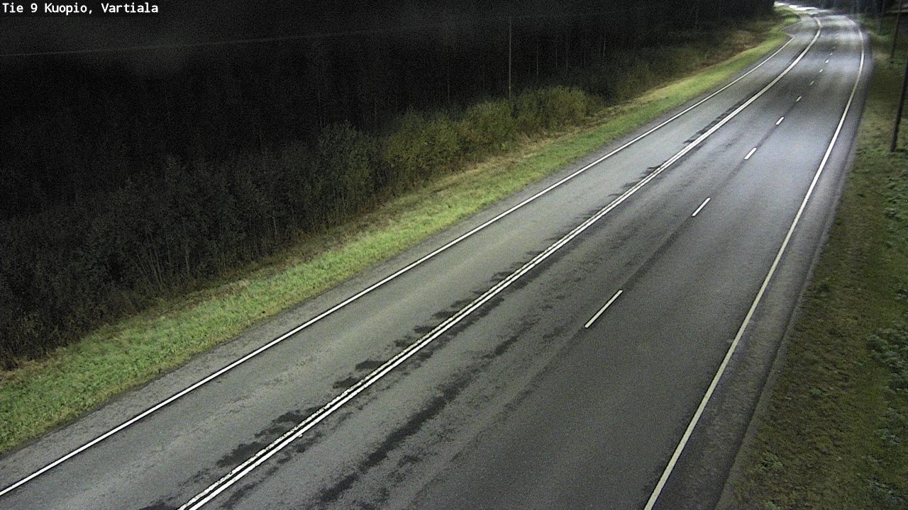 Weather Camera Image Road 9 Kuopio, Vartiala, Kuopio, Pohjois-Savo