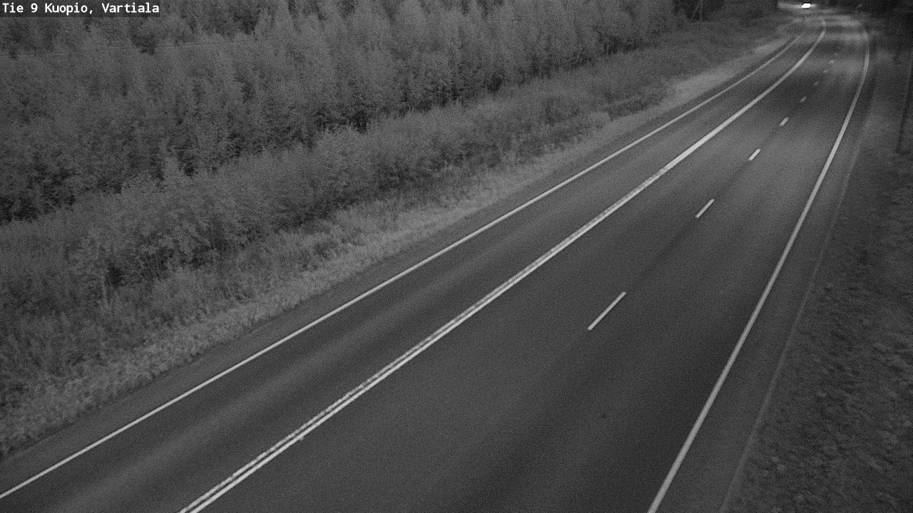 Weather Camera Image Väg 9 Kuopio, Vartiala, Kuopio, Pohjois-Savo