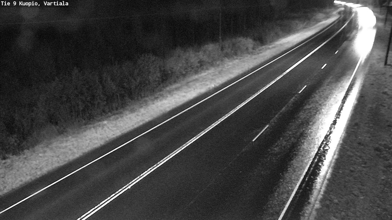 Weather Camera Image Road 9 Kuopio, Vartiala, Kuopio, Pohjois-Savo