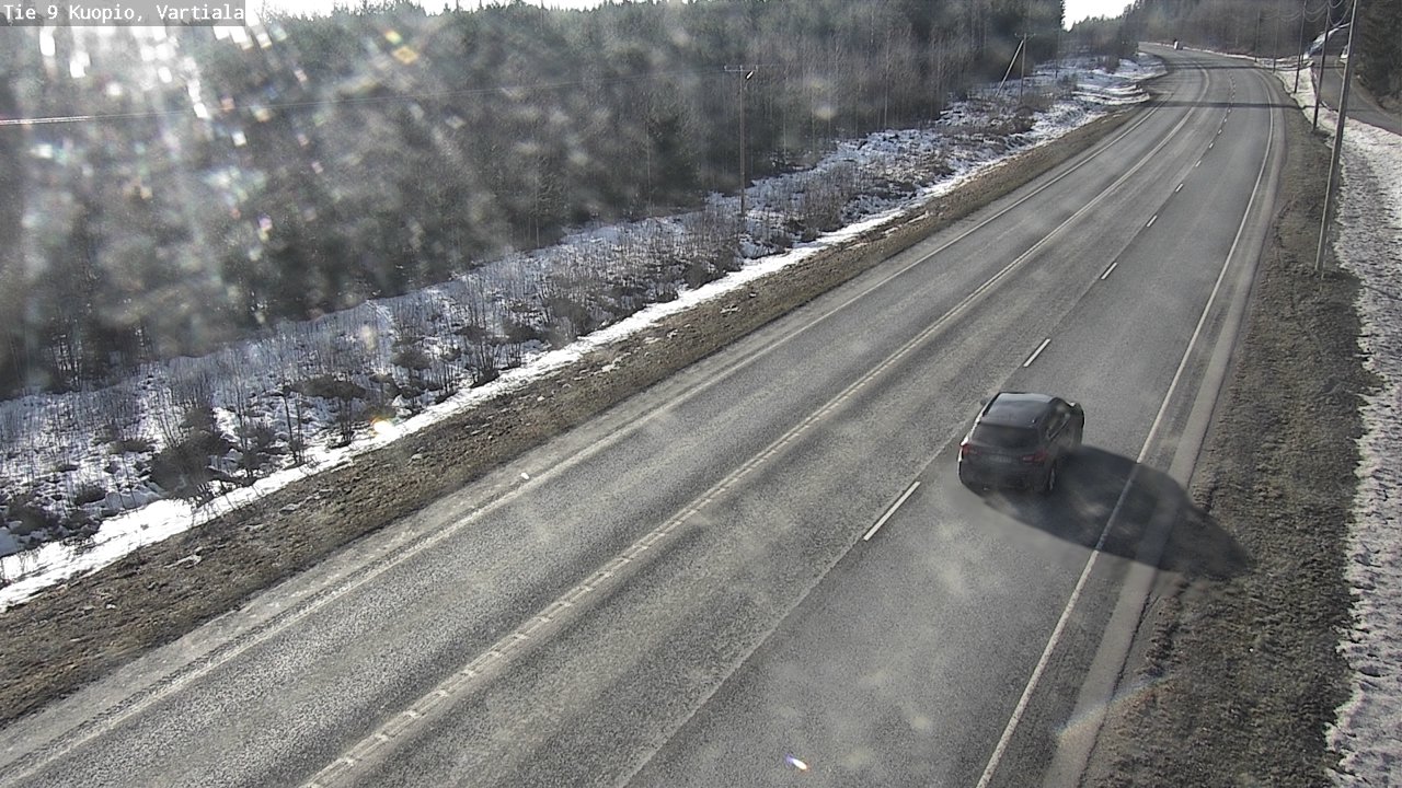 Kelikamerat Kuva Tie 9 Kuopio, Vartiala, Kuopio, Pohjois-Savo