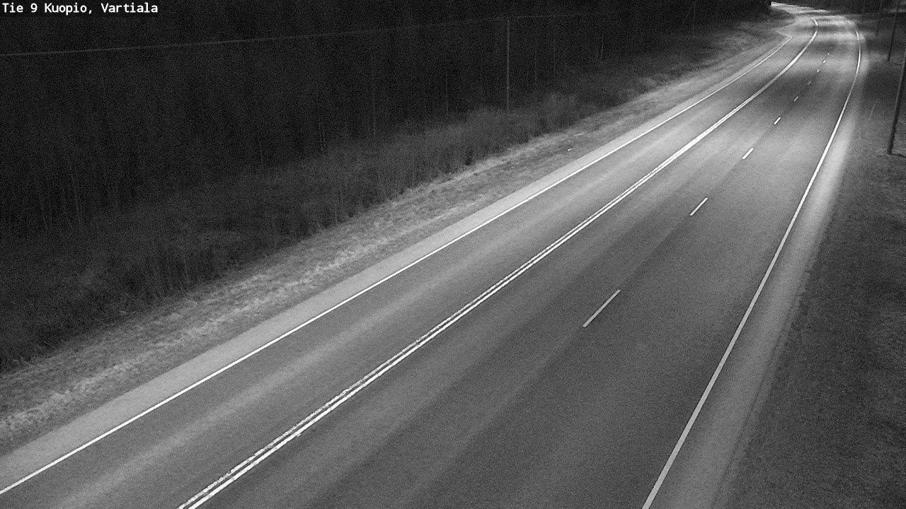 Weather Camera Image Väg 9 Kuopio, Vartiala, Kuopio, Pohjois-Savo