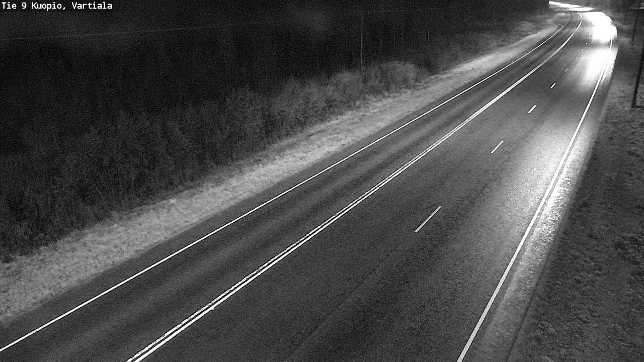 Weather Camera Image Road 9 Kuopio, Vartiala, Kuopio, Pohjois-Savo