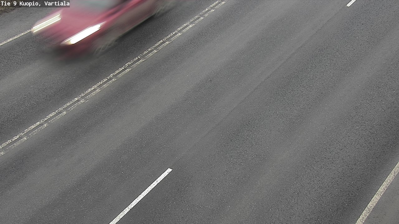 Weather Camera Image Väg 9 Kuopio, Vartiala, Kuopio, Pohjois-Savo