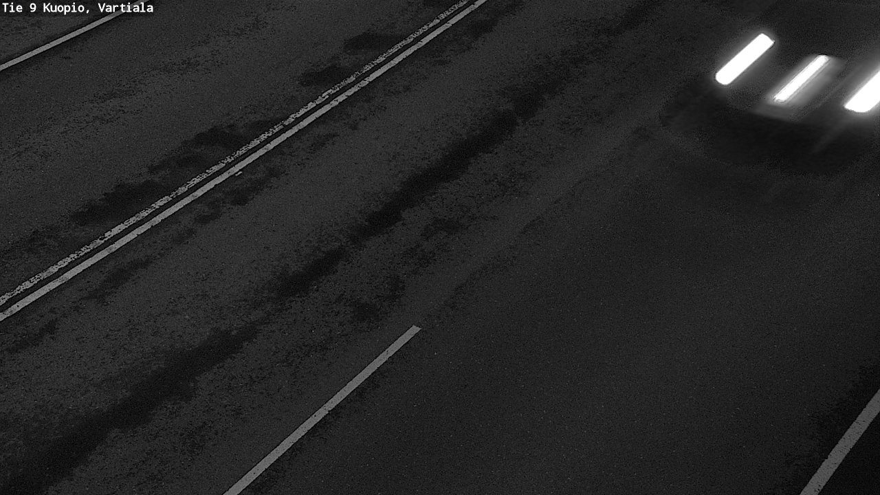 Weather Camera Image Väg 9 Kuopio, Vartiala, Kuopio, Pohjois-Savo