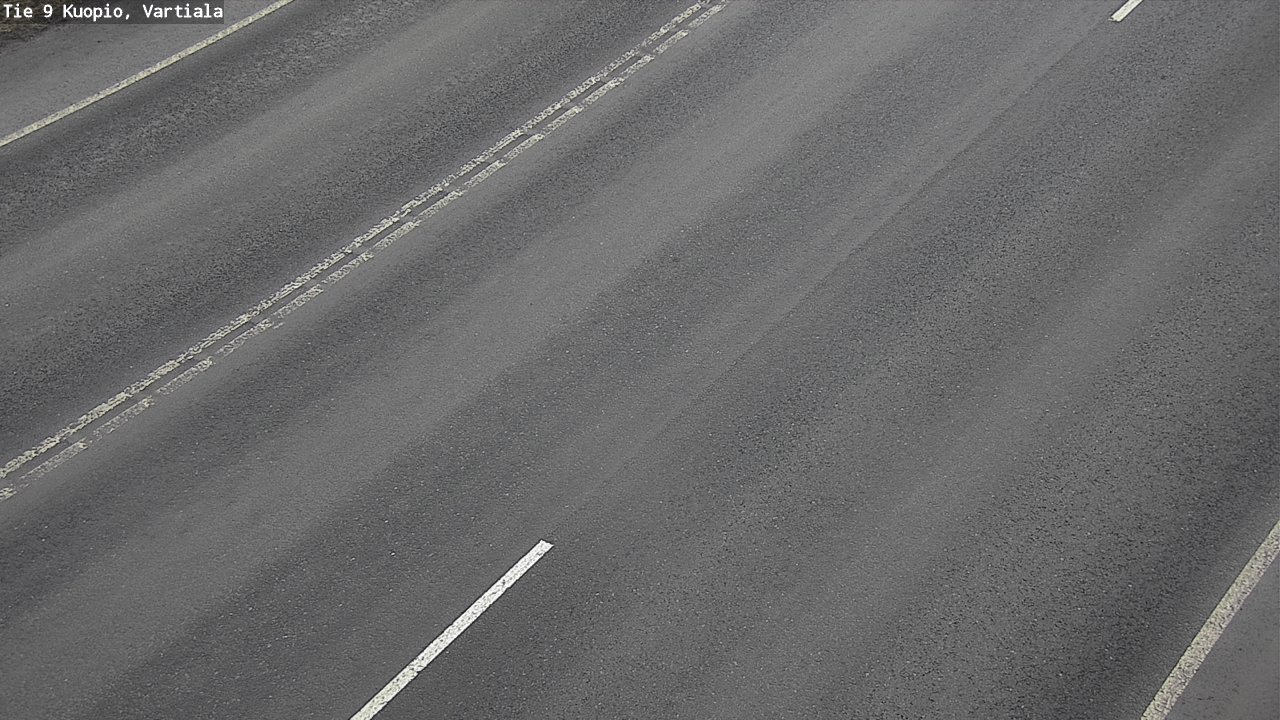 Weather Camera Image Väg 9 Kuopio, Vartiala, Kuopio, Pohjois-Savo