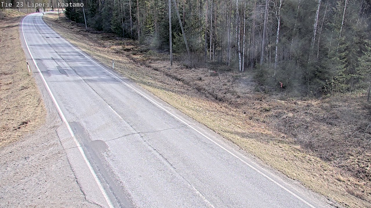 Weather Camera Image Väg 23 Libelits, Kaatamo, Liperi, Pohjois-Karjala