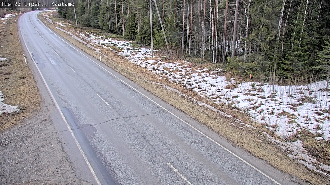 Weather Camera Image Väg 23 Libelits, Kaatamo, Liperi, Pohjois-Karjala