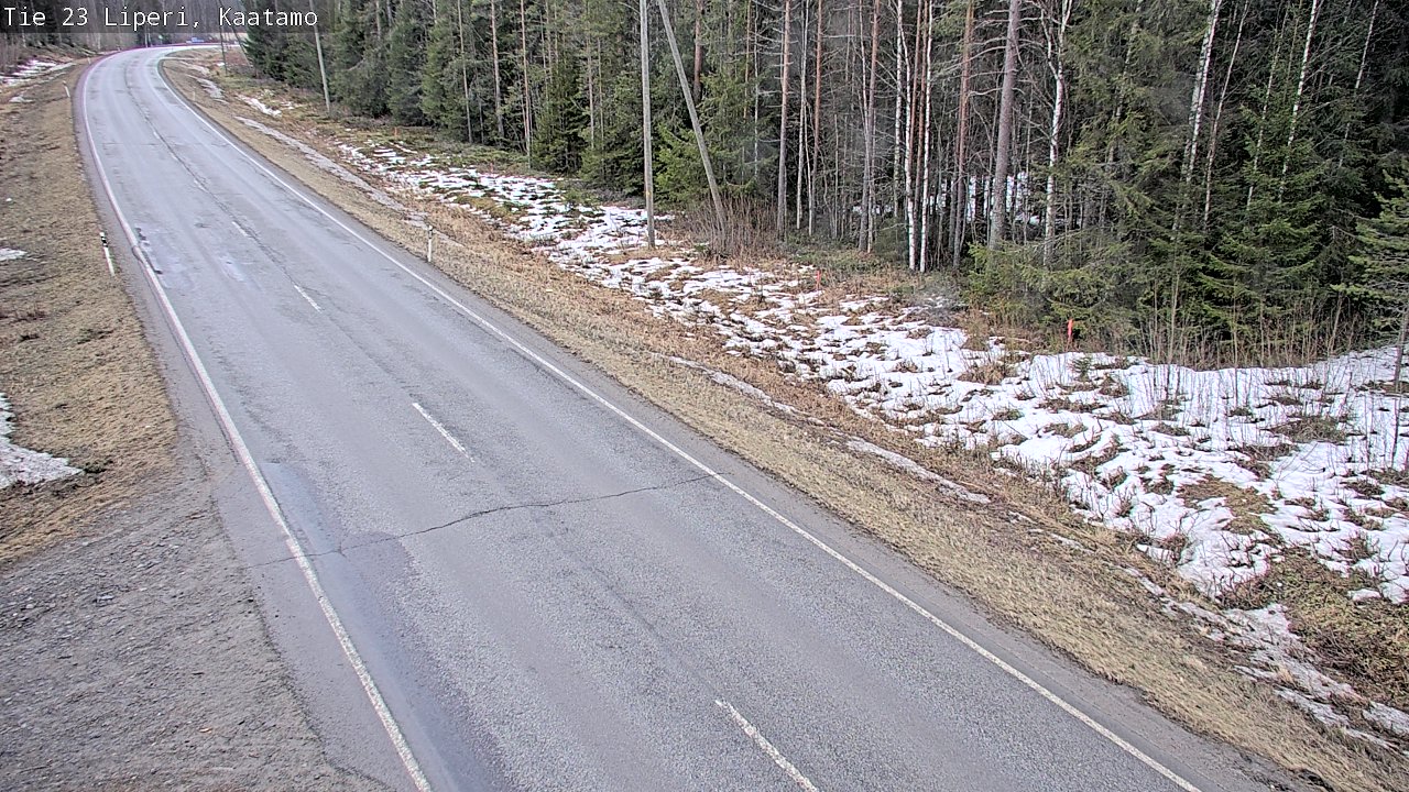 Weather Camera Image Väg 23 Libelits, Kaatamo, Liperi, Pohjois-Karjala