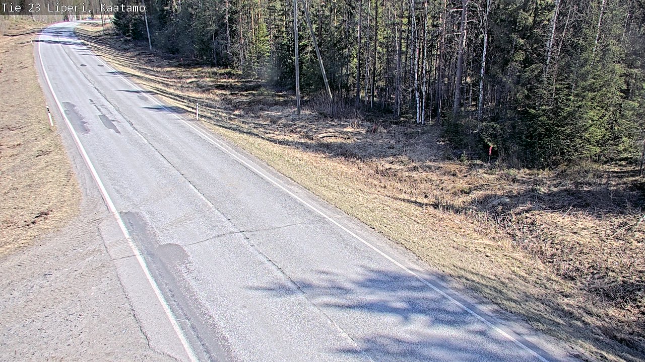 Weather Camera Image Väg 23 Libelits, Kaatamo, Liperi, Pohjois-Karjala
