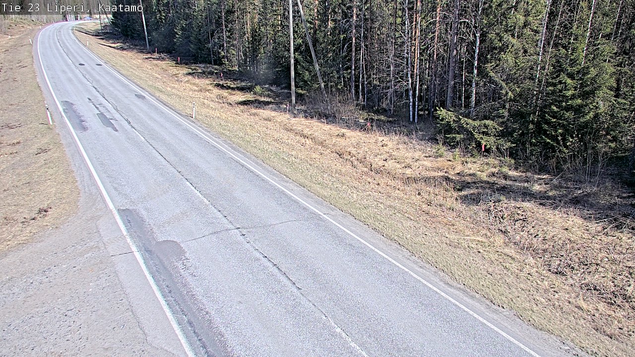 Weather Camera Image Väg 23 Libelits, Kaatamo, Liperi, Pohjois-Karjala