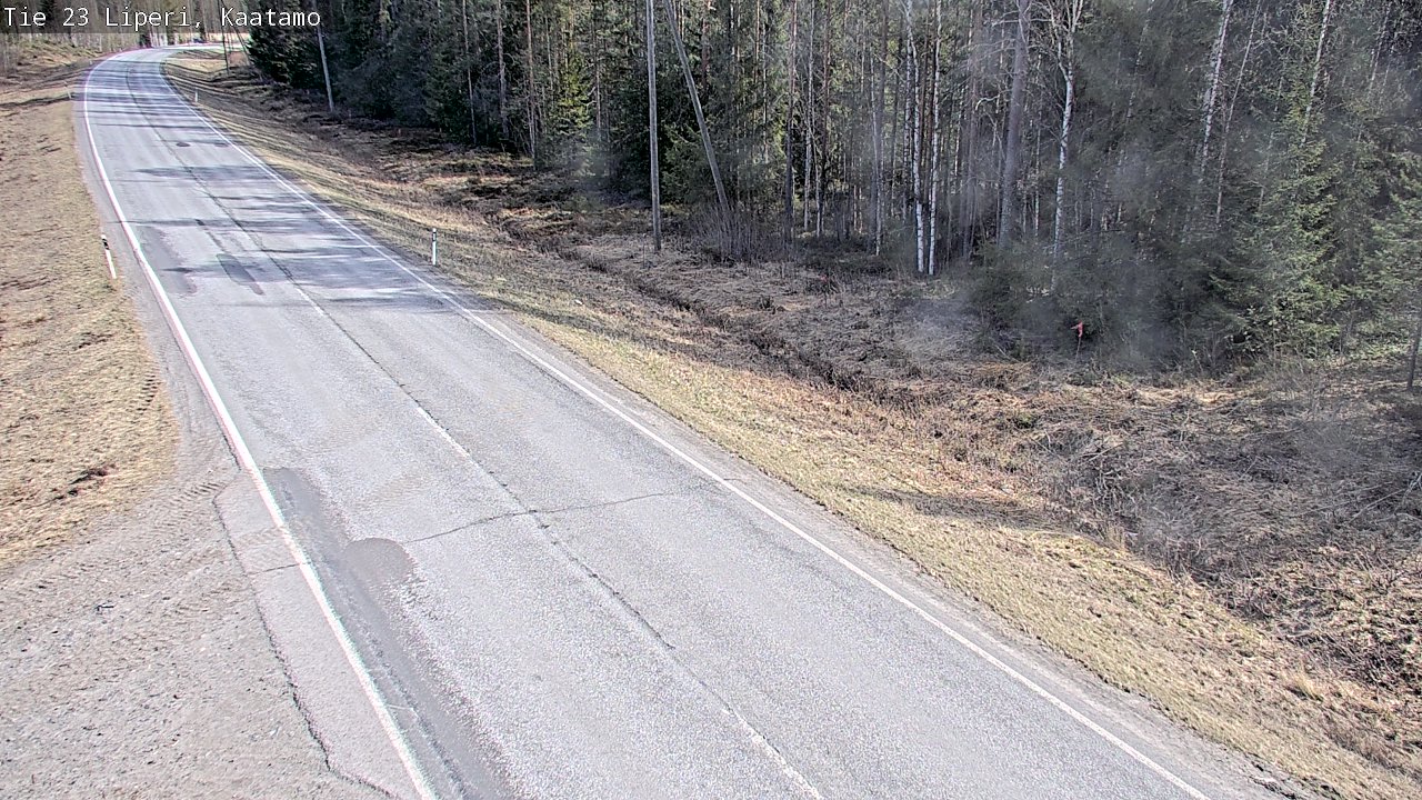 Weather Camera Image Väg 23 Libelits, Kaatamo, Liperi, Pohjois-Karjala
