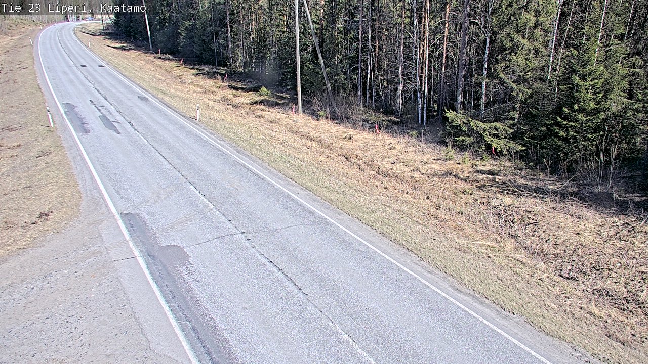 Weather Camera Image Väg 23 Libelits, Kaatamo, Liperi, Pohjois-Karjala