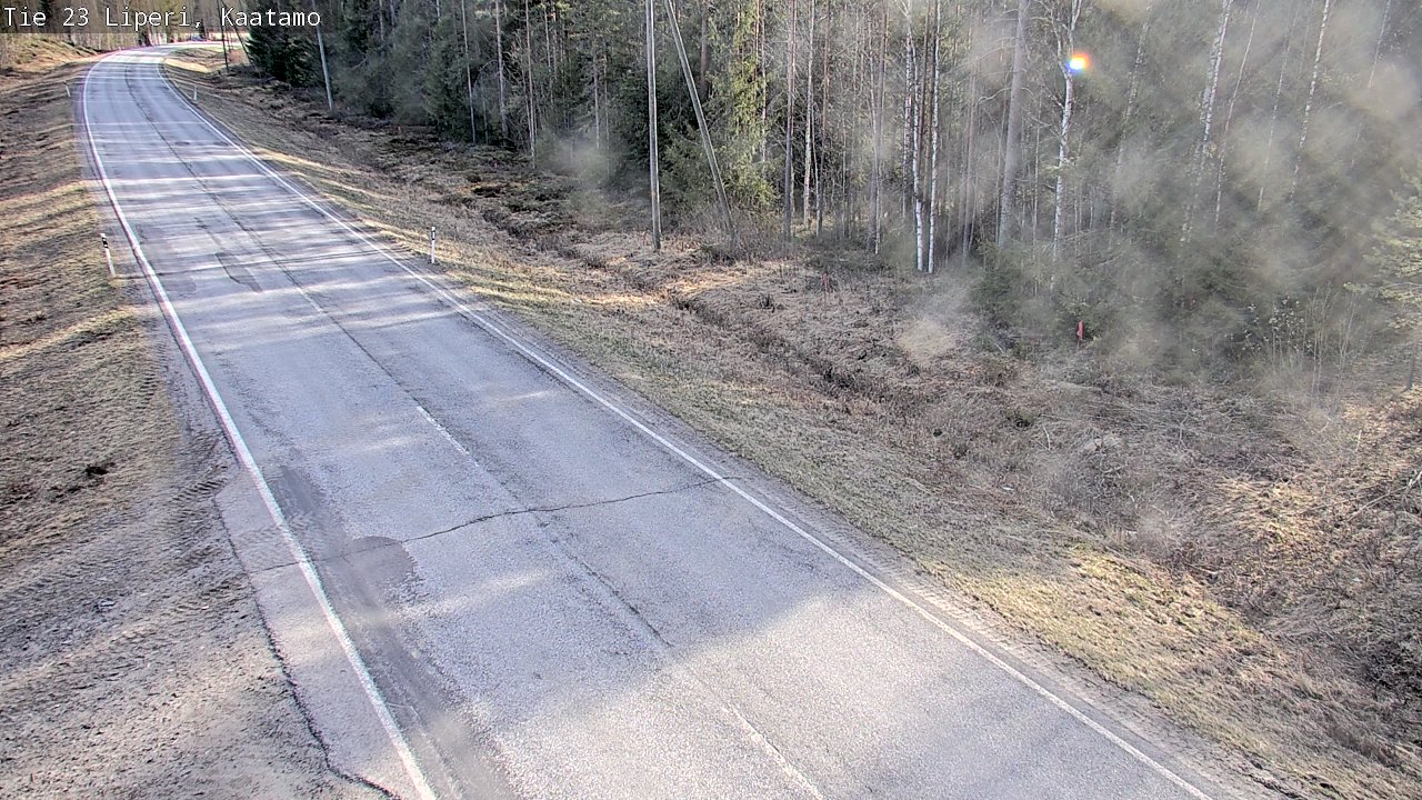 Weather Camera Image Väg 23 Libelits, Kaatamo, Liperi, Pohjois-Karjala