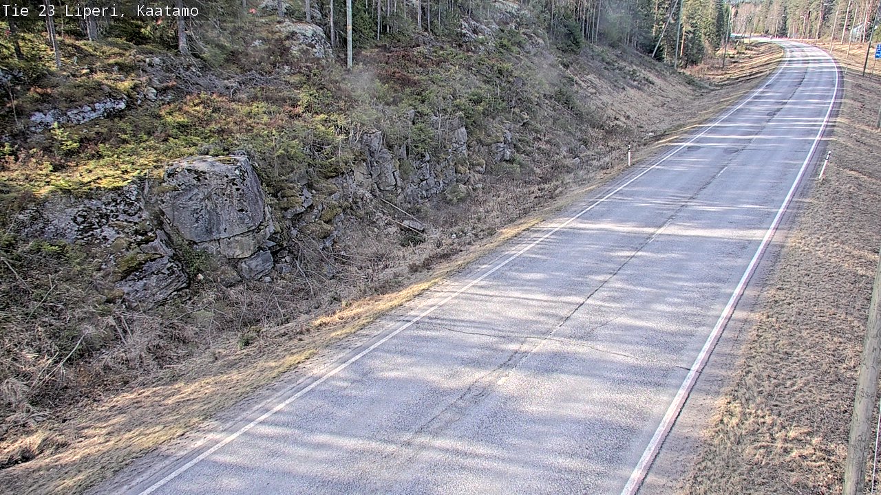 Weather Camera Image Väg 23 Libelits, Kaatamo, Liperi, Pohjois-Karjala