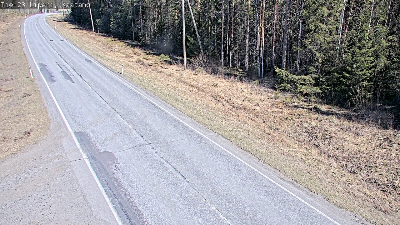 Weather Camera Image Väg 23 Libelits, Kaatamo, Liperi, Pohjois-Karjala
