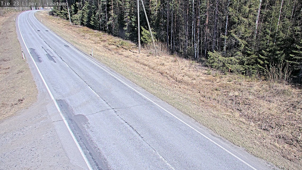 Weather Camera Image Väg 23 Libelits, Kaatamo, Liperi, Pohjois-Karjala