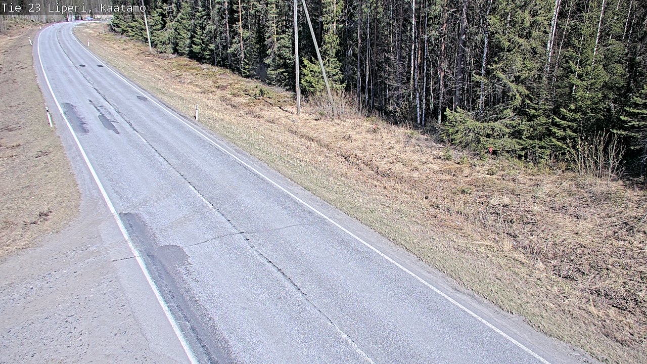 Weather Camera Image Väg 23 Libelits, Kaatamo, Liperi, Pohjois-Karjala