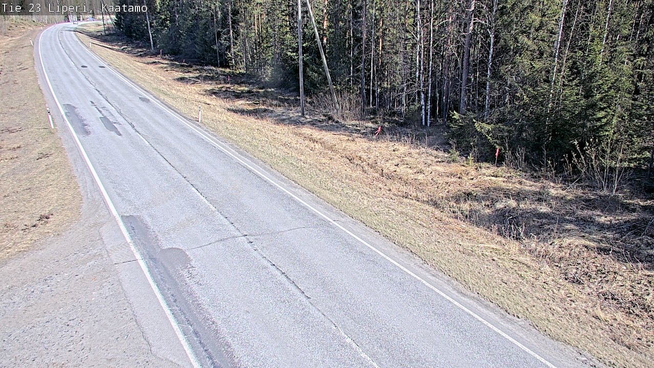 Weather Camera Image Väg 23 Libelits, Kaatamo, Liperi, Pohjois-Karjala