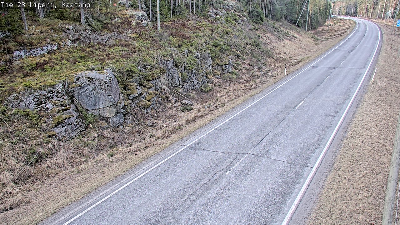 Weather Camera Image Väg 23 Libelits, Kaatamo, Liperi, Pohjois-Karjala