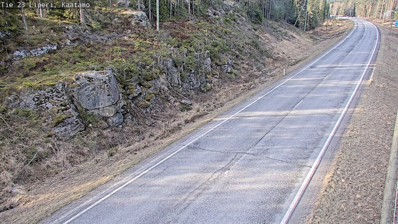 Weather Camera Image Väg 23 Libelits, Kaatamo, Liperi, Pohjois-Karjala