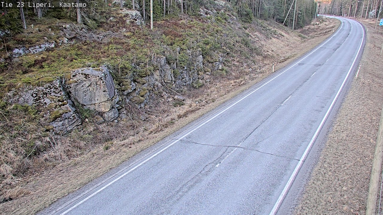Weather Camera Image Väg 23 Libelits, Kaatamo, Liperi, Pohjois-Karjala