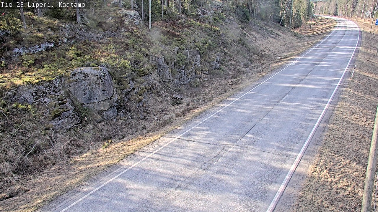 Weather Camera Image Väg 23 Libelits, Kaatamo, Liperi, Pohjois-Karjala