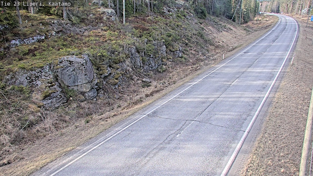 Weather Camera Image Väg 23 Libelits, Kaatamo, Liperi, Pohjois-Karjala