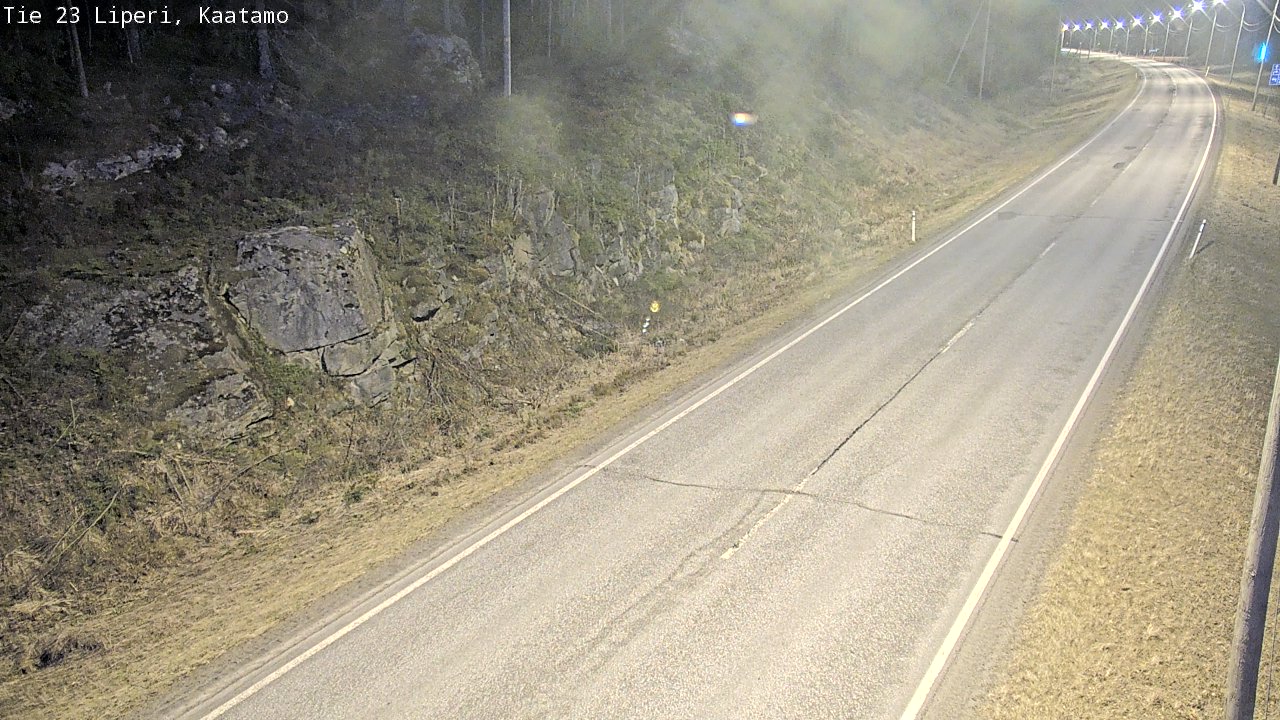 Weather Camera Image Väg 23 Libelits, Kaatamo, Liperi, Pohjois-Karjala