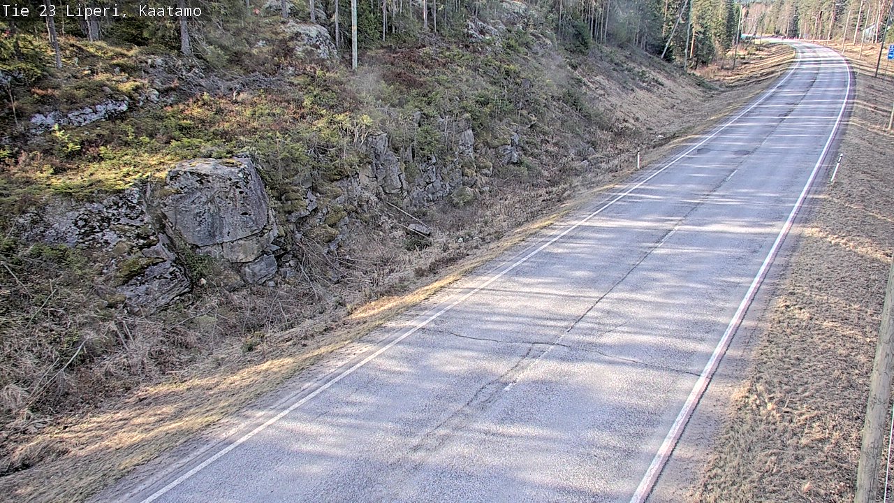 Weather Camera Image Väg 23 Libelits, Kaatamo, Liperi, Pohjois-Karjala