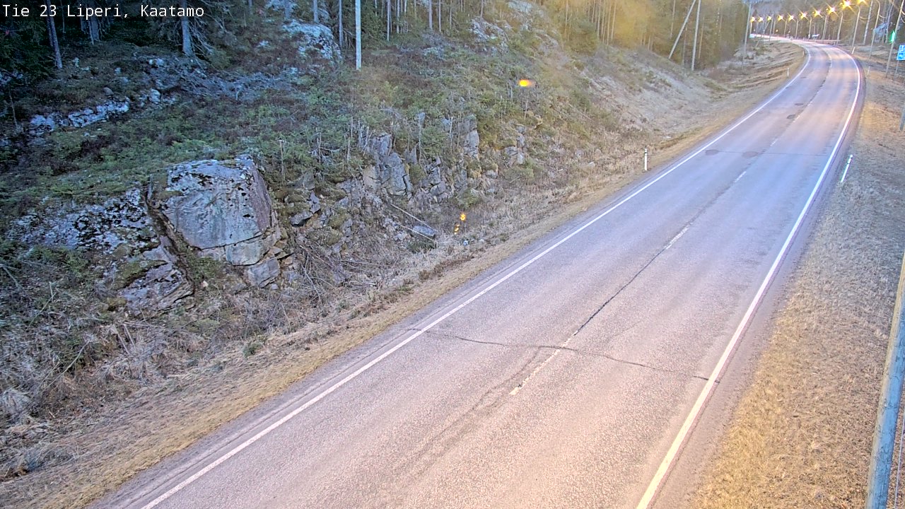 Weather Camera Image Väg 23 Libelits, Kaatamo, Liperi, Pohjois-Karjala