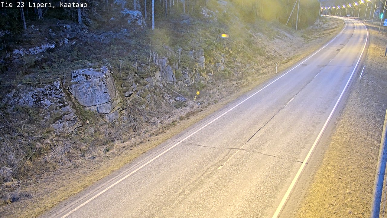 Weather Camera Image Väg 23 Libelits, Kaatamo, Liperi, Pohjois-Karjala