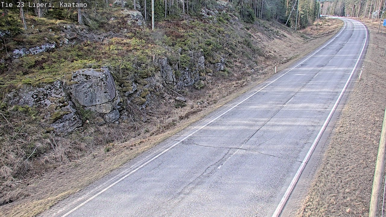 Weather Camera Image Väg 23 Libelits, Kaatamo, Liperi, Pohjois-Karjala