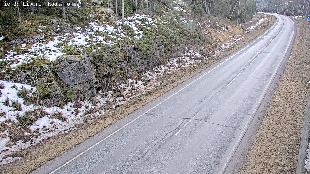 Weather Camera Image Väg 23 Libelits, Kaatamo, Liperi, Pohjois-Karjala