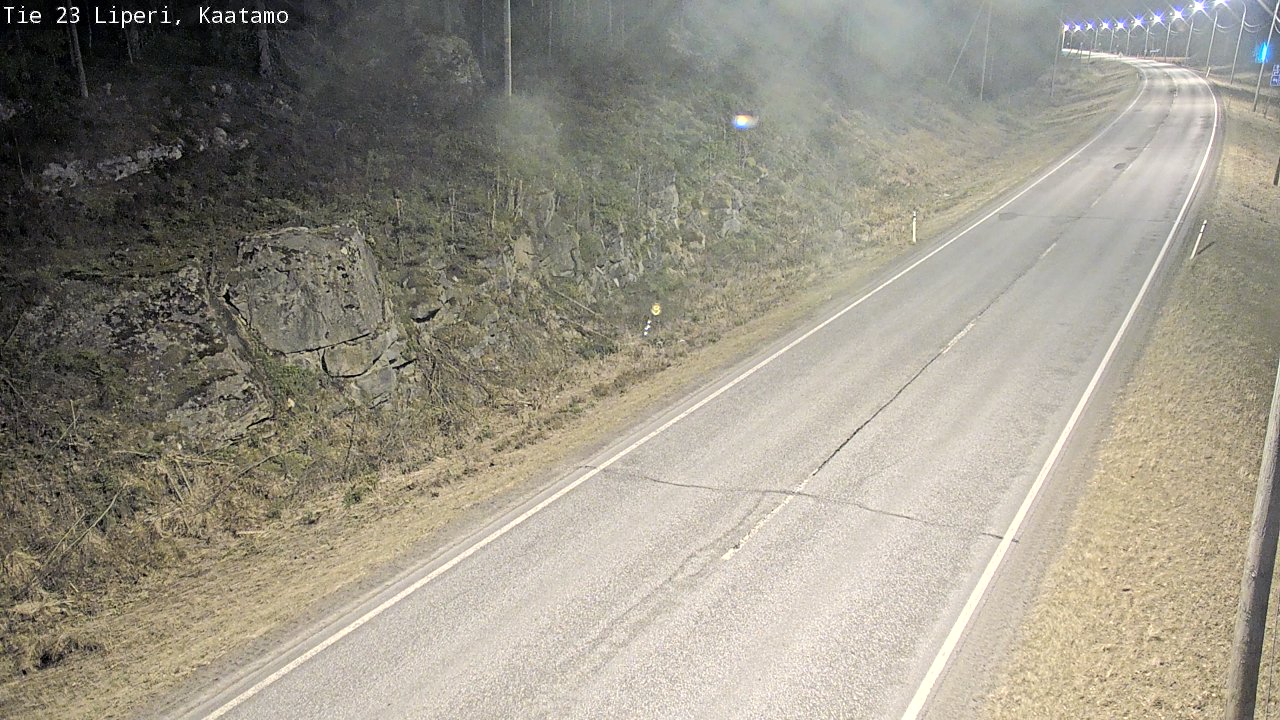 Weather Camera Image Road 23 Liperi, Kaatamo, Liperi, Pohjois-Karjala