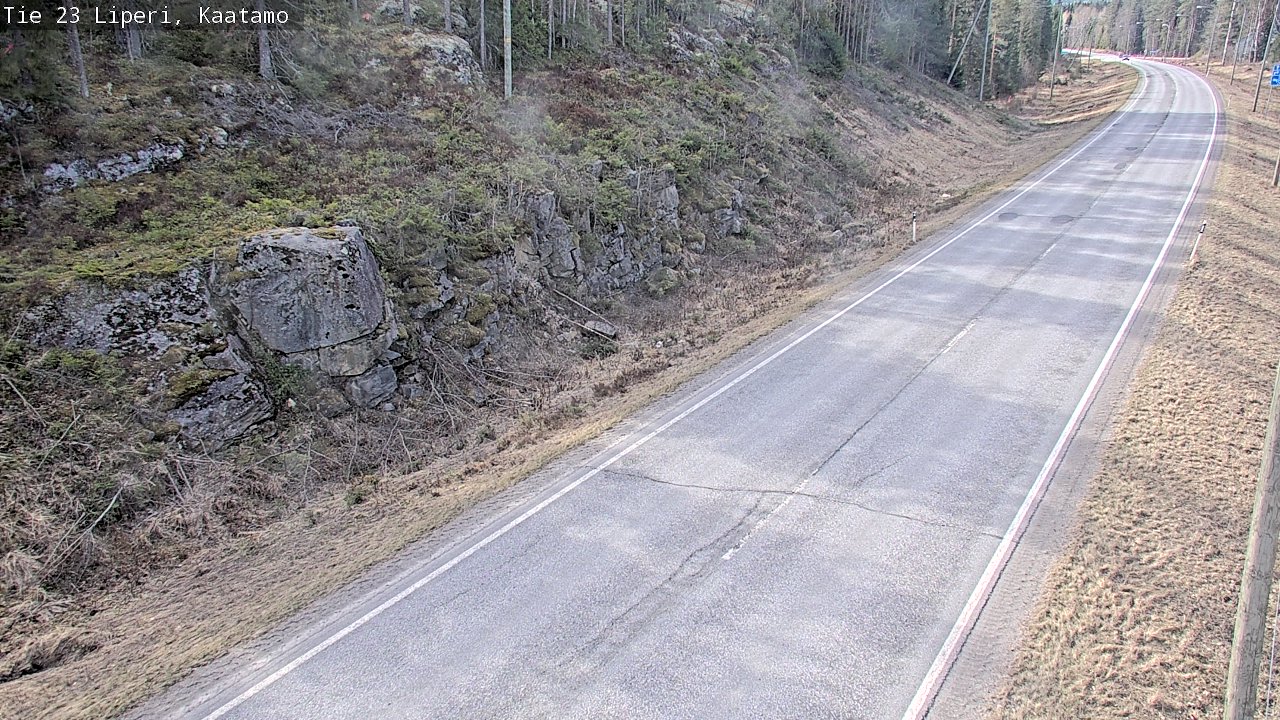 Weather Camera Image Road 23 Liperi, Kaatamo, Liperi, Pohjois-Karjala