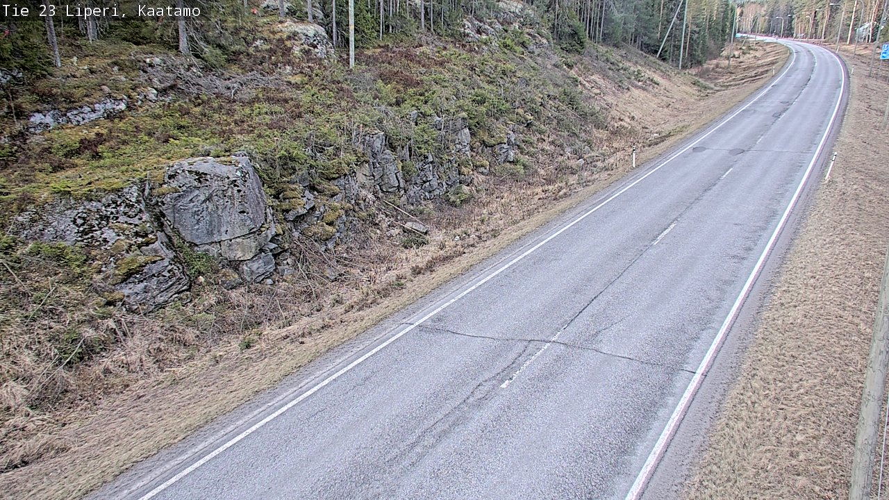 Weather Camera Image Väg 23 Libelits, Kaatamo, Liperi, Pohjois-Karjala