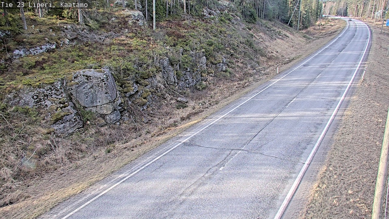 Weather Camera Image Väg 23 Libelits, Kaatamo, Liperi, Pohjois-Karjala