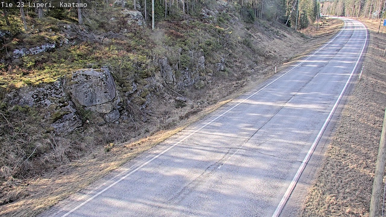Weather Camera Image Väg 23 Libelits, Kaatamo, Liperi, Pohjois-Karjala